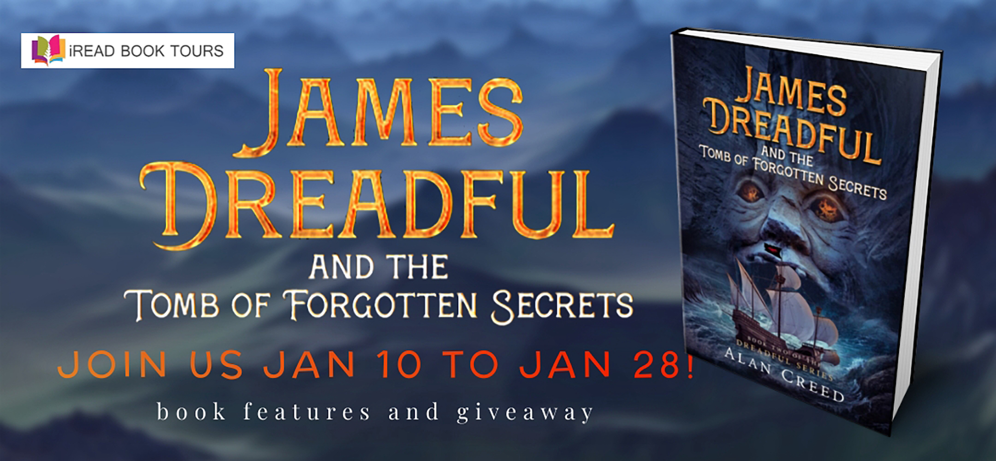 James Dreadful Forgotten Secrets tour banner copy