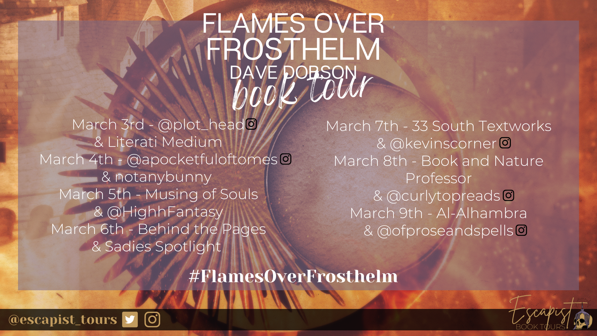 Flames Over Frosthelm Tour Schedule (blog)