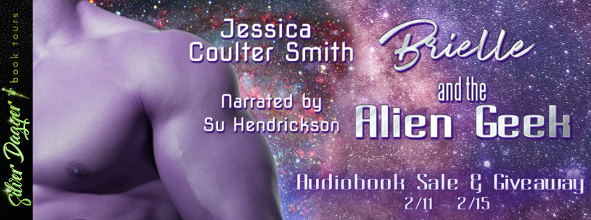 brielle and the alien geek audiobook sale banner
