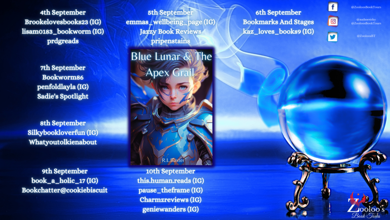 Blue Lunar & The Apex Grail Tour Poster